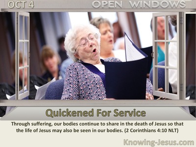 Quickened For Service